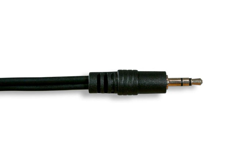 Cablelera 3.5mm Stereo Audio Splitter Cable M/F X2, 6", Black (ZCUUFMMF-6IN) - Image 3